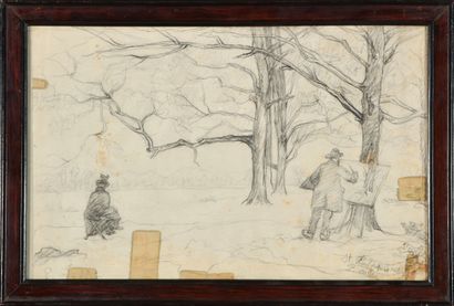 Pierre SALLE (1835-1900).
The painter on...