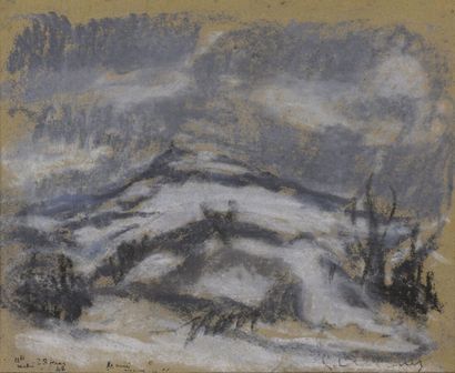 Pierre COMBET-DESCOMBES (1885-1966).
Snowy...