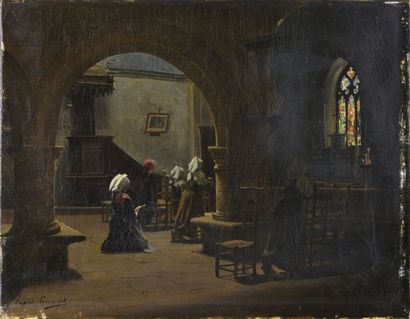 Eugène GIRARDET (1853-1907).
Bretonnes en...