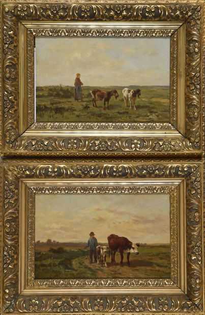 Dans le goût d'Emile LOUBON (1809-1863).
En...