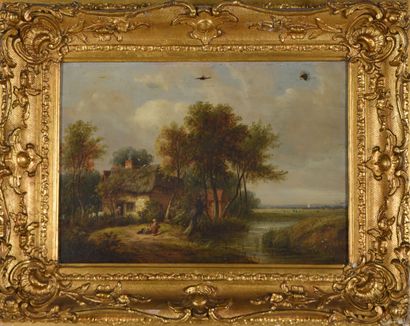 Samuel David COLKETT (1806-1863).
La ferme...