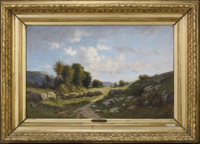Horace Antoine FONVILLE (1832-1914).
Paysage...