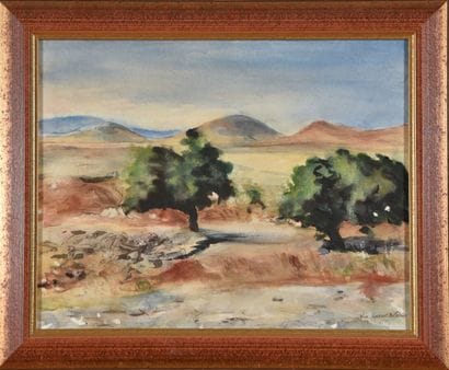 Nina GRAVET-BELESKIY (1933-2019).
Paysage,...