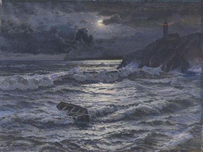 Wartan MAHOKIAN (1869-1937).
Clair de lune...