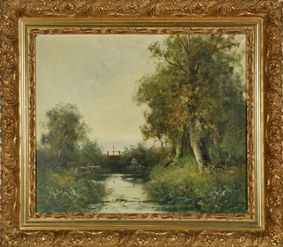 C. LION (XIXème siècle).
En pendant :
-Femme...