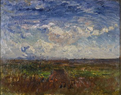 François Auguste RAVIER (1814-1895).
Paysage...