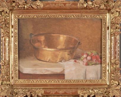 Léon GARRAUD (1877-1961).
Nature morte au...