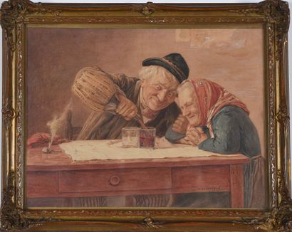 H. DISTRIBUE, école française de la fin du...