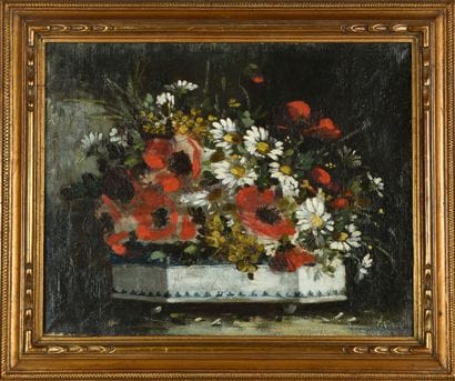 Eugène Henri CAUCHOIS (1850-1911).
Jardinière...