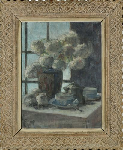 ZICCA (XXème siècle).
Bouquet de fleurs (Boules...