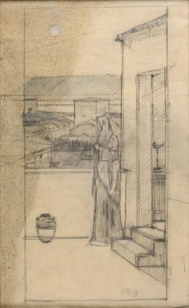 Pierre PUVIS DE CHAVANNES (1824-1898).
Sainte...