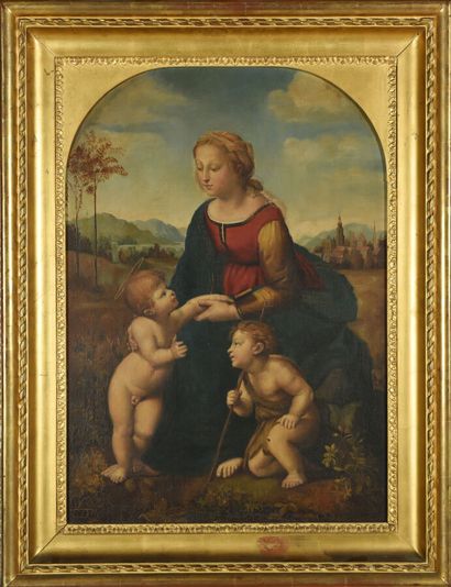 J. FAVIER (XIXème siècle) d'après Raffaello...