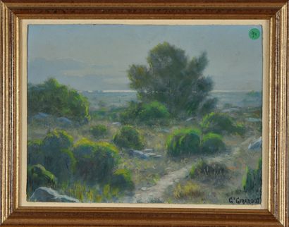 * Gratien GIRARDOT (1873-1964).
Garrigue...