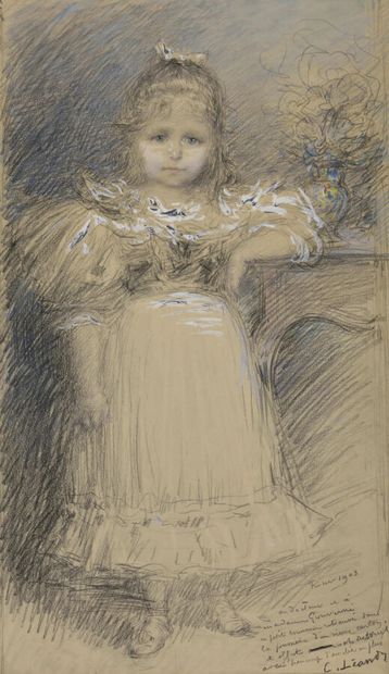 Charles LÉANDRE (1862-1934).
Portrait de...