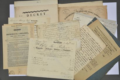 BIBLIOPHILIE ET COMMERCE DU LIVRE. Une vingtaine...