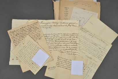 GARD. 7 documents divers.
Lettre de la marquise...