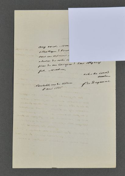 Frédéric de ROUGEMONT (1808-1876), philosophe...