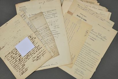 MARNE. Plus d'une quarantaine de documents.
-...