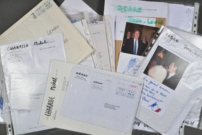 POLITIQUE FRANÇAISE. 73 documents (lettres,...