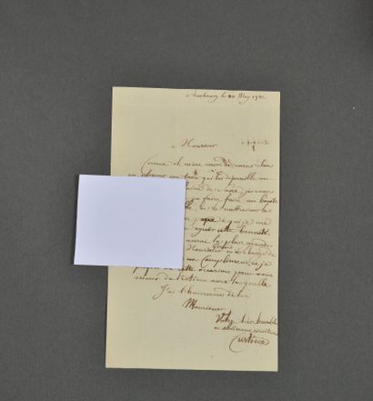 MOSELLE. Armand de CUSTINE (1768-1794), aristocrate...