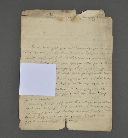 Charles-Louis de BEAUSOBRE (Dessau 1690-1753),...