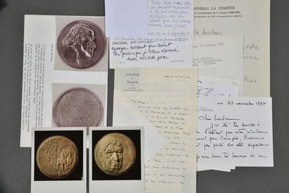ARTISTES. Correspondance (14 lettres et cartes...