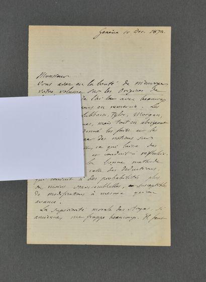 Alphonse de CANDOLLE (1806-1893), botaniste...