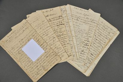 HAUTE-MARNE. 58 lettres formant 210 pp. in-8....