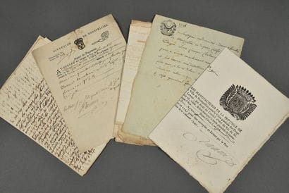 HÉRAULT. 16 documents.
- 2 beaux certificats...