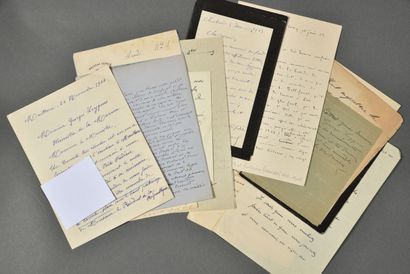 [Georges LEYGUES]. Ensemble de 20 lettres...