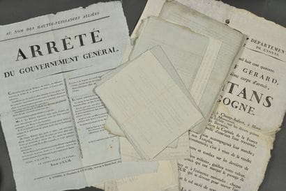 YONNE. Important ensemble de 15 affiches...