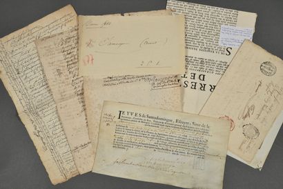 ILLE-ET-VILAINE. 8 documents.
- pièce signée...