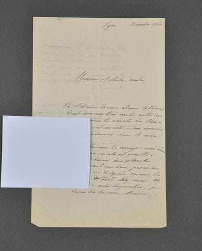Ernest FAIVRE (1827-1879), botaniste, directeur...