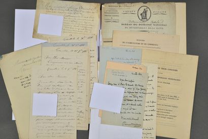 VAL de MARNE. 26 documents divers.
- Nicolas...