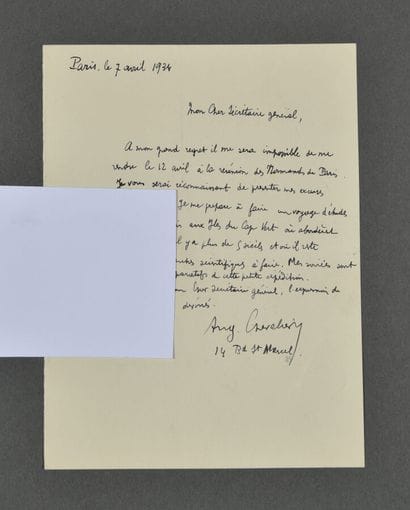 Auguste CHEVALIER (1873-1956), botaniste,...