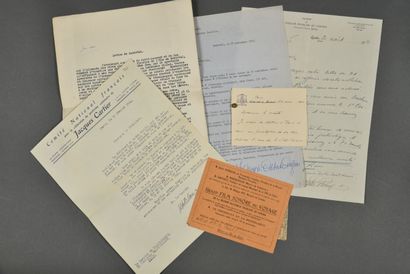 CANADA. 3 lettres de personnalités canadiennes.
-...