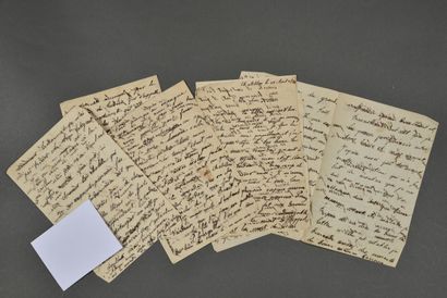 CÔTE-D'OR. 8 lettres de P. Guérault à sa...