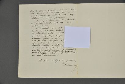 [MUSÉUM]. Achille-Narcisse de SALVANDY (1785-1856),...