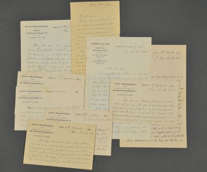 Lucien LÉVY-BRUHL (1857-1939), philosophe,...
