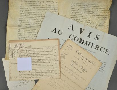 VENDÉE. 5 documents.
- Manuscrit d'une chanson...