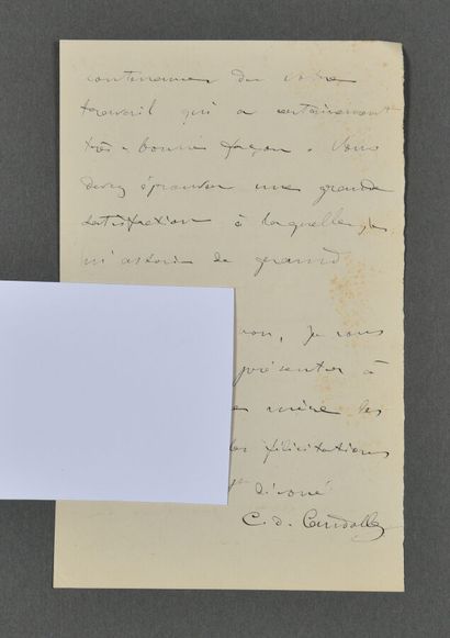 Casimir de CANDOLLE (Genève 1836-1918), botaniste...