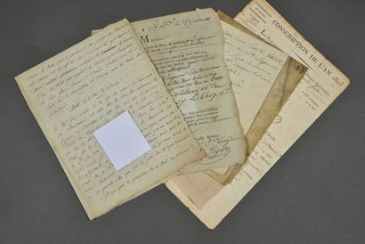 GIRONDE. 8 documents.
- Manuscrit sur les...