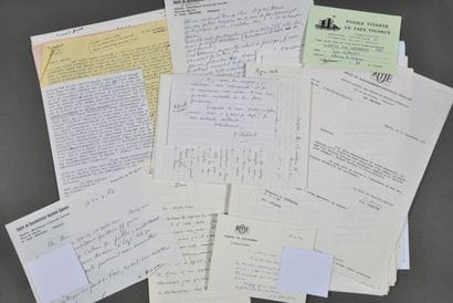 VAUCLUSE. Correspondance adressée au poète...