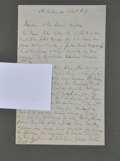 Willem VROLIK (1801-1863), anatomiste et...