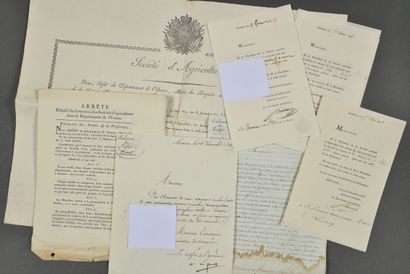 YONNE. 11 documents.
Dossier concernant la...