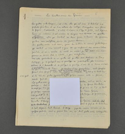 PYRÉNÉES. Norbert CASTERET (1897-1987), spéléologue...