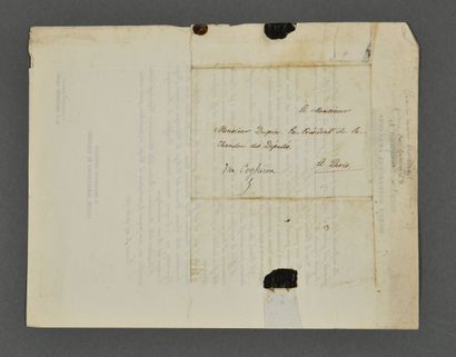 Charles-Lucien BONAPARTE (1803-1857), ornithologue.
Lettre...