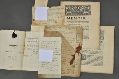 SOMME. Une douzaine de documents.
- [Prieuré...