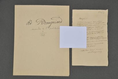 Adolphe BRONGNIART (1801-1876), botaniste,...