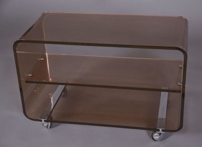 Michel DUMAS pour Roche Bobois. 
Petite console...